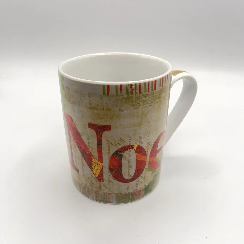 Pier 1 Mug Coffee Cup Christmas Noel
